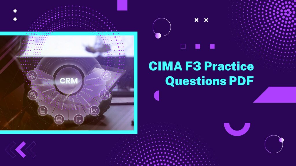 CIMA F3 Practice Questions PDF
