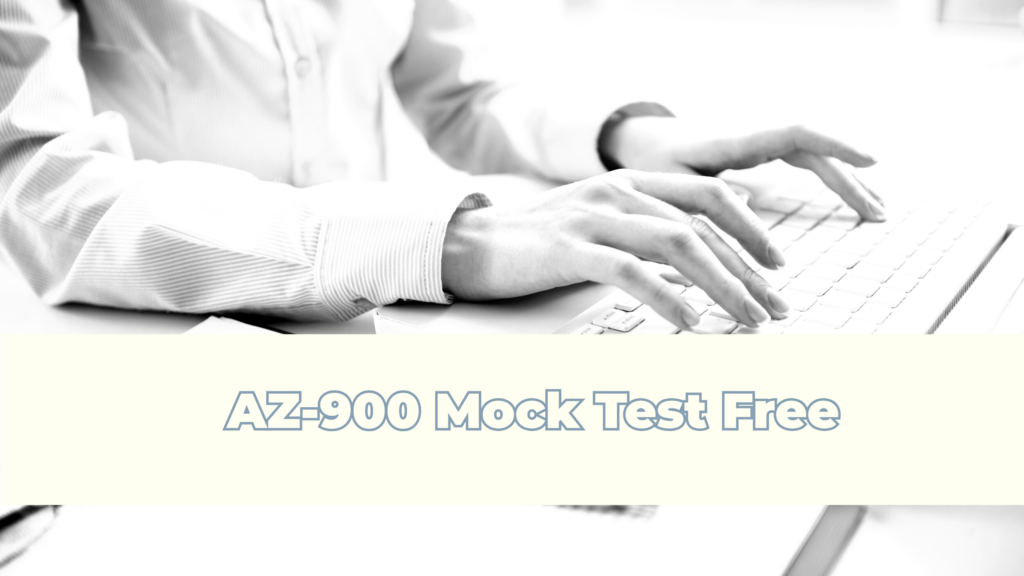 AZ-900 Mock Test Free