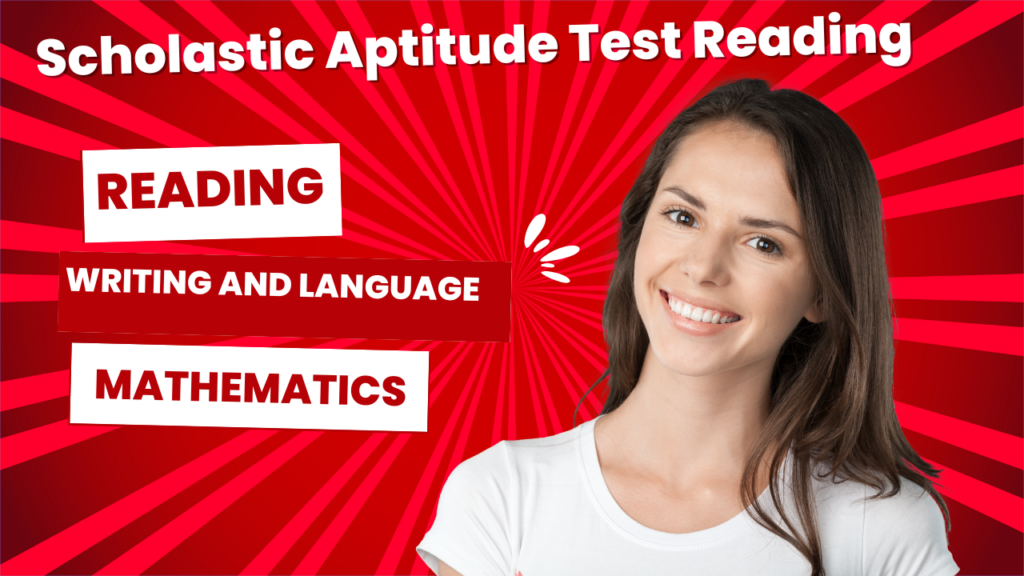 Scholastic Aptitude Test Reading